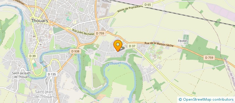 localisation de l'entreprise SARL THOUARS PREFA à SAINTE RADEGONDE