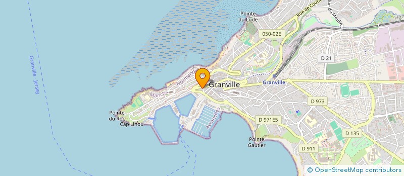 localisation de l'entreprise SARL THOURAULT  GRANVILLE