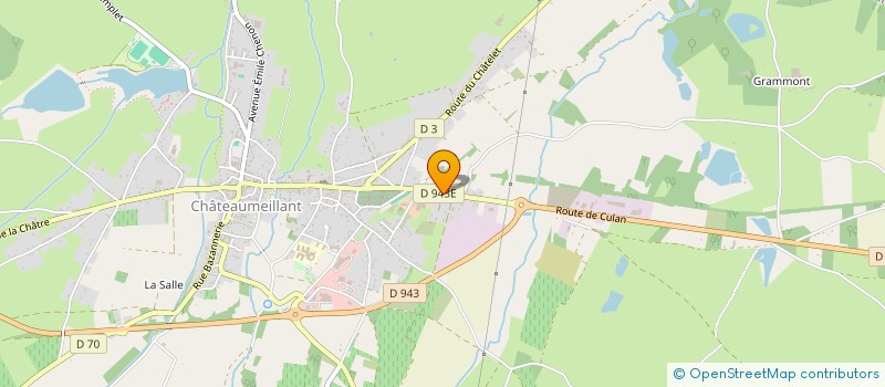 localisation de l'entreprise SARL THURET à PREVERANGES