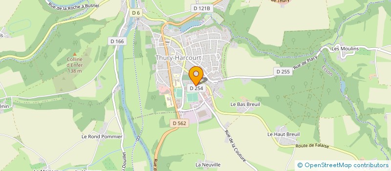 localisation de l'entreprise SARL THURY SPORT à THURY-HARCOURT-LE-HOM