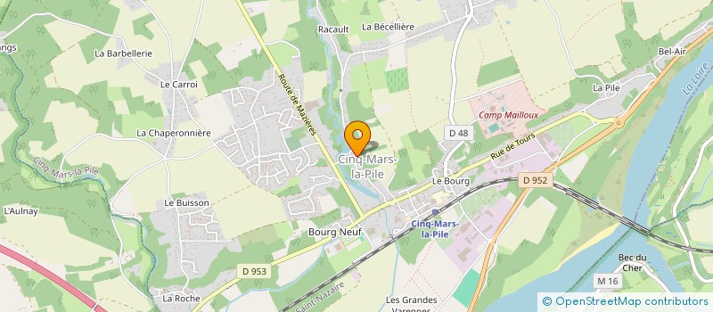 localisation de l'entreprise SARL TIAT  CINQ-MARS-LA-PILE