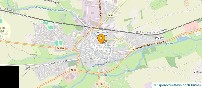 localisation de l'entreprise SARL TIATIA à VERNEUIL D'AVRE ET D'ITON