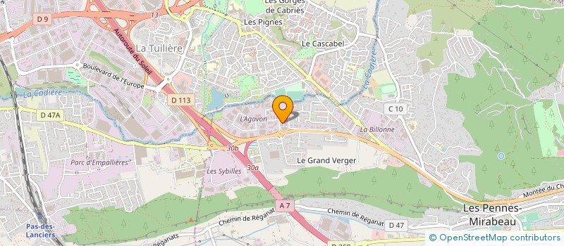 localisation de l'entreprise SARL TIBE à LES PENNES-MIRABEAU