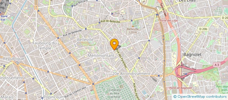 localisation de l'entreprise SARL TIBER  PARIS