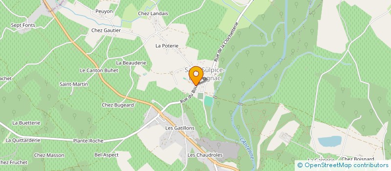 localisation de l'entreprise SARL TIBOUDOUX  VAL-DE-COGNAC