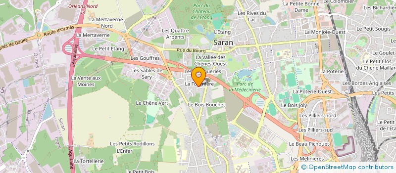 localisation de l'entreprise SARL TIBRICOLE à SARAN