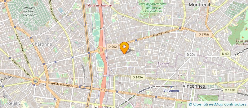 localisation de l'entreprise SARL TICSE DISTRIBUTION  MONTREUIL