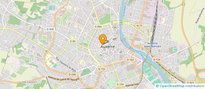 localisation de l'entreprise SARL TIEN THANH à AUXERRE