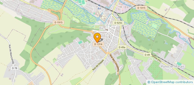 localisation de l'entreprise SARL TIENNOT FRERES à EU