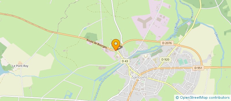 localisation de l'entreprise SARL TIERCE NRJ à SANCOINS