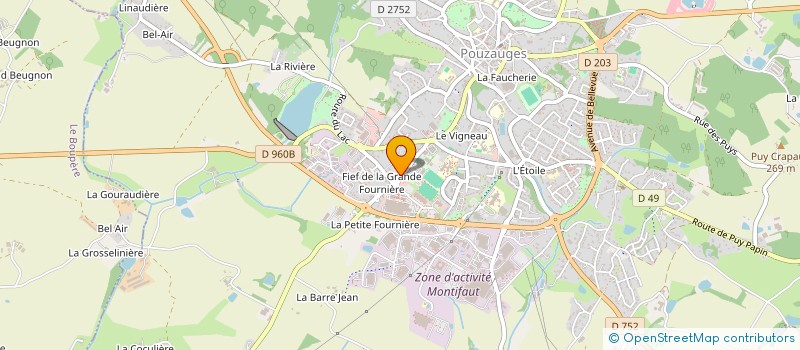 localisation de l'entreprise SARL TIFS FOLIE à POUZAUGES