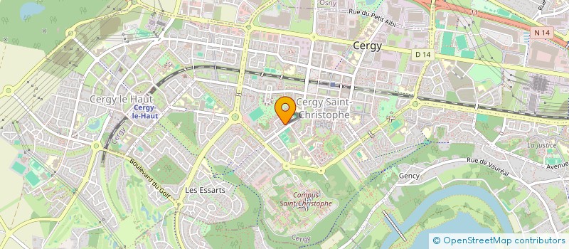 localisation de l'entreprise SARL TIGRINI  CERGY