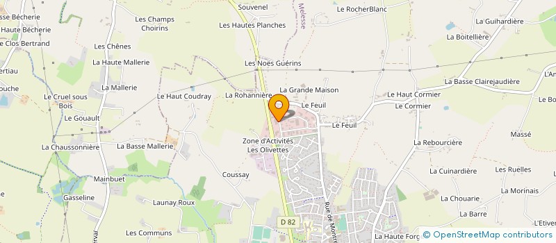 localisation de l'entreprise SARL TILLON LEBRET à MELESSE
