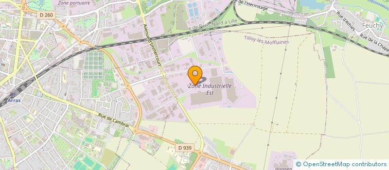 localisation de l'entreprise SARL TILLOY à TILLOY-LES-MOFFLAINES