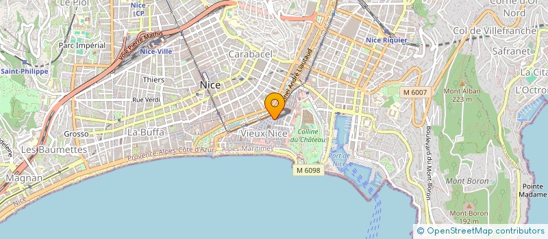 localisation de l'entreprise SARL TIME ONE à NICE