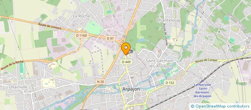 localisation de l'entreprise SARL TIP TOP à ARPAJON