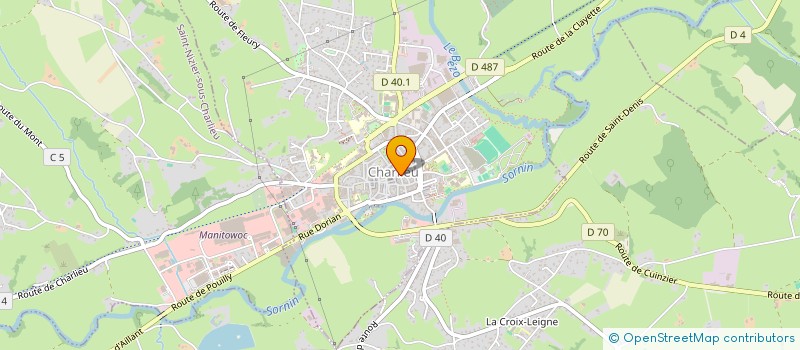 localisation de l'entreprise SARL TIPANOVA à CHARLIEU