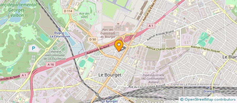 localisation de l'entreprise SARL TIPOPI à LE BOURGET