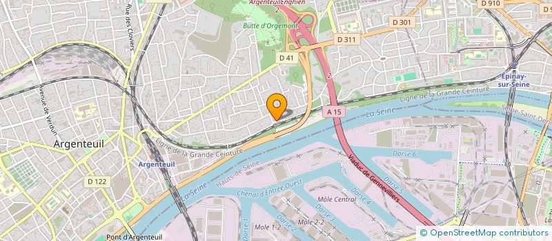 localisation de l'entreprise SARL TIRELLI à ARGENTEUIL