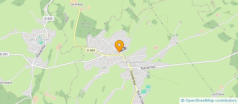 localisation de l'entreprise SARL TIROLE SEBASTIEN  CHARQUEMONT