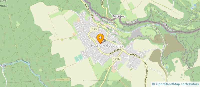localisation de l'entreprise SARL TISEP à HUSSIGNY-GODBRANGE