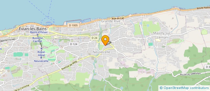 localisation de l'entreprise SARL TISSERAND SEBASTIEN  NEUVECELLE