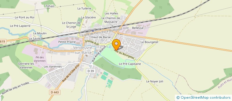 localisation de l'entreprise SARL TISSERND LIONEL à VENDEUVRE-SUR-BARSE