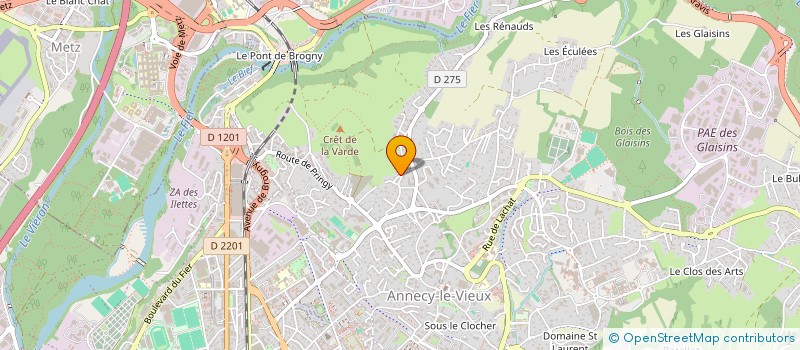 localisation de l'entreprise SARL TISSOT INVESTISSEMENT à ANNECY