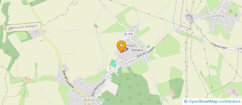 localisation de l'entreprise SARL TISSUS à WALINCOURT-SELVIGNY