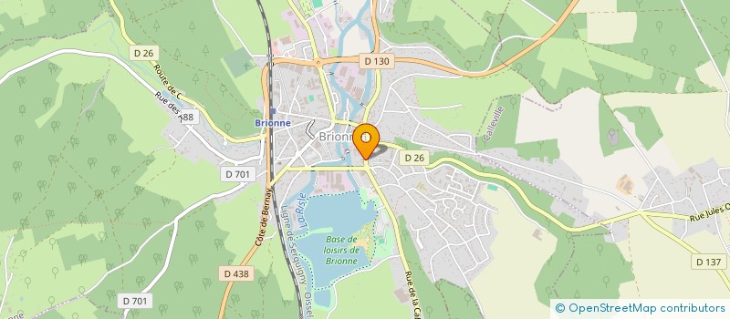 localisation de l'entreprise SARL TISSUS CRIN  BRIONNE