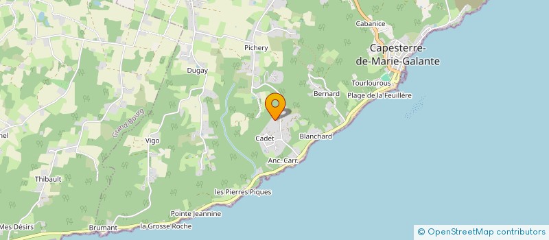 localisation de l'entreprise SARL TIT'ESCALE à CAPESTERRE-DE-MARIE-GALANTE