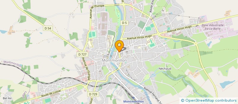 localisation de l'entreprise SARL TITO  MONTMORILLON