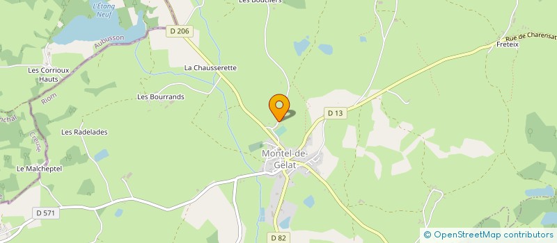 localisation de l'entreprise SARL TIXIER ELECTRICITE  VILLOSSANGES