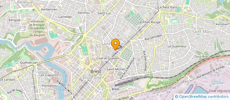 localisation de l'entreprise SARL TIZI à BREST