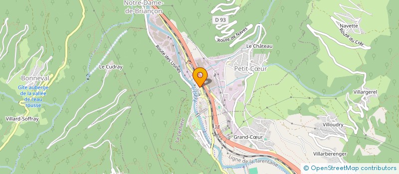 localisation de l'entreprise SARL TJ PUBLICITE à LA LECHERE