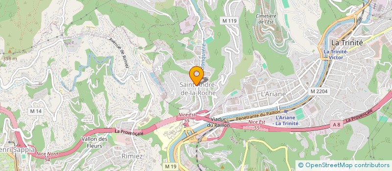 localisation de l'entreprise SARL TLP  SAINT-ANDRE-DE-LA-ROCHE