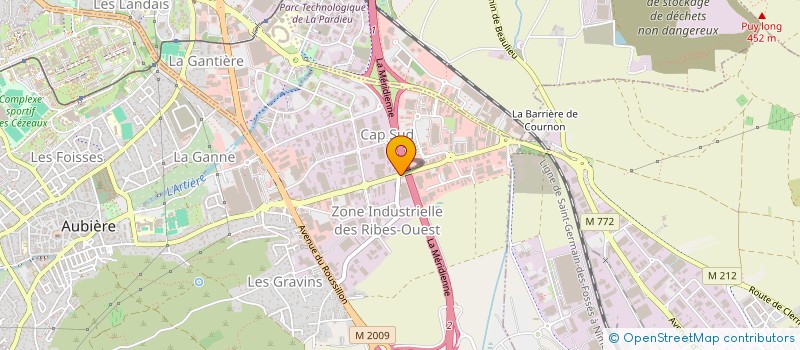 localisation de l'entreprise SARL TLPJ à AUBIERE