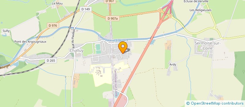 localisation de l'entreprise SARL TLTP à SERMOISE-SUR-LOIRE