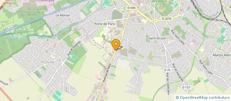 localisation de l'entreprise SARL TMAE ELECTROMENAGER à CAMBRAI