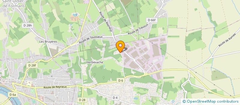 localisation de l'entreprise SARL TMCM  REYRIEUX