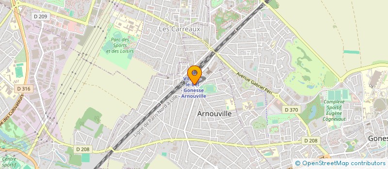 localisation de l'entreprise SARL TMG 18 à ARNOUVILLE