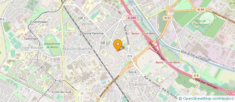 localisation de l'entreprise SARL TMG  REIMS