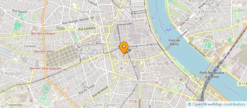 localisation de l'entreprise SARL TMG AQUITAINE à BORDEAUX