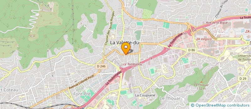 localisation de l'entreprise SARL TMGR  LA VALETTE-DU-VAR