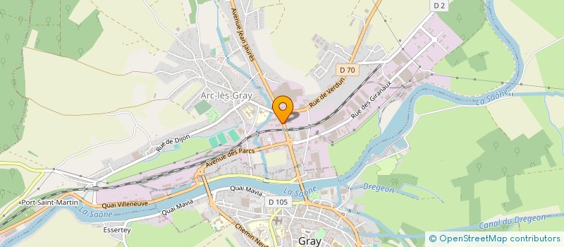 localisation de l'entreprise SARL TMH MECA  ARC-LES-GRAY
