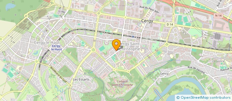 localisation de l'entreprise SARL TNC MULTITRAVAUX à CERGY