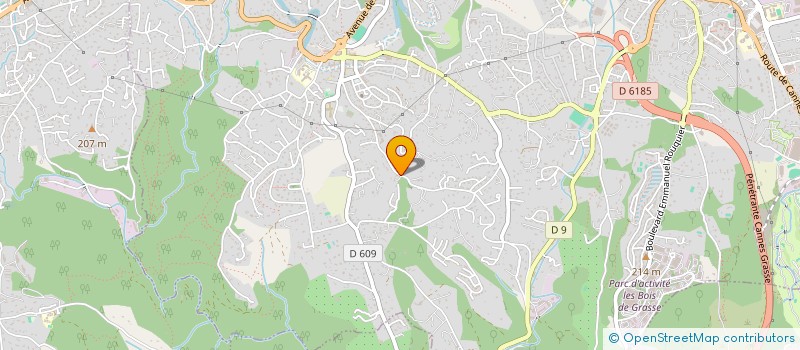 localisation de l'entreprise SARL TNE ENTREPRISES à GRASSE
