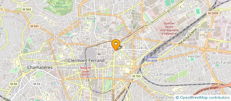 localisation de l'entreprise SARL TNRF  CLERMONT-FERRAND