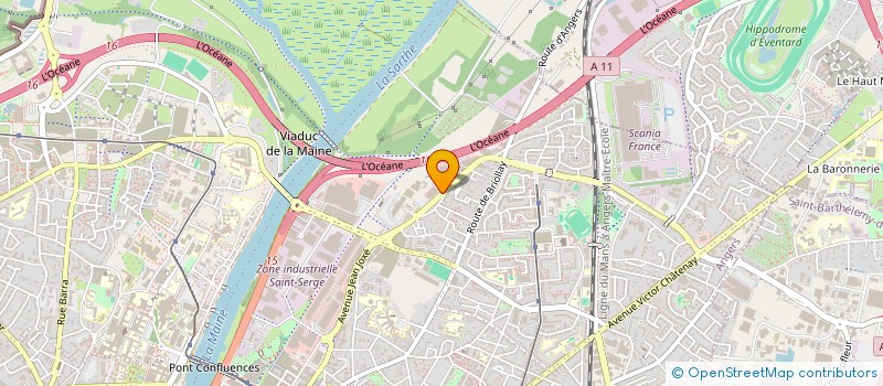 localisation de l'entreprise SARL TNT à ANGERS