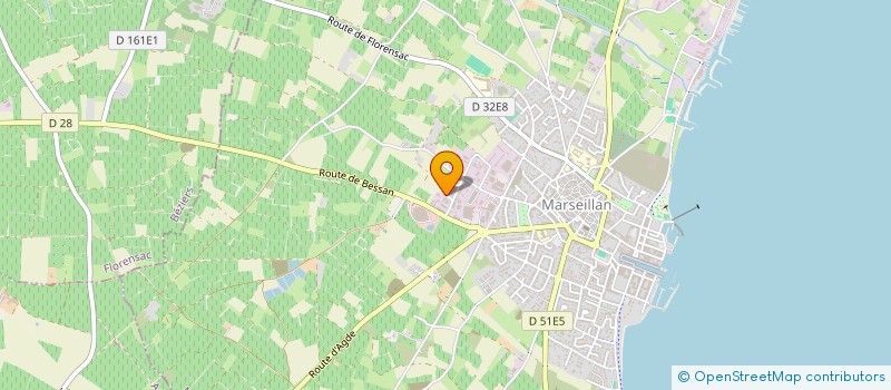 localisation de l'entreprise SARL TOBAL MICHEL à MARSEILLAN